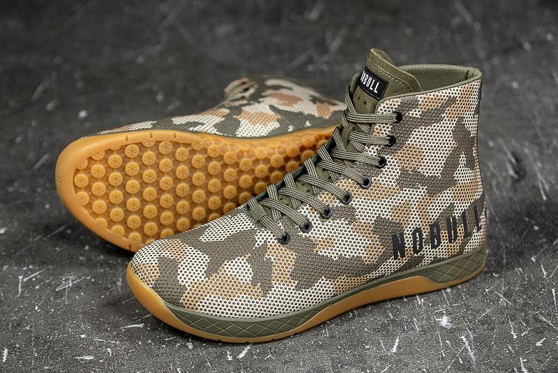 Men's Nobull High-Top Woodland Camo Trainers Camo | SG W2180N